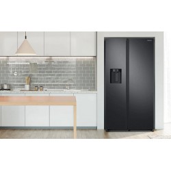 Lodowka side by side czarna