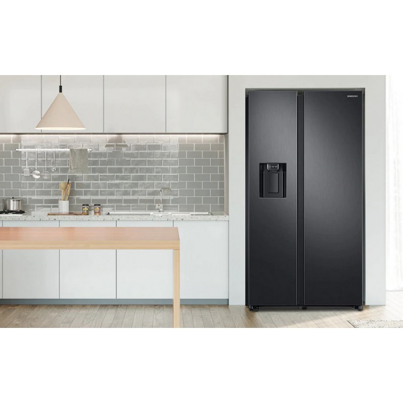 Lodowka side by side czarna