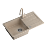 zlewozmywak granitowy beżowy