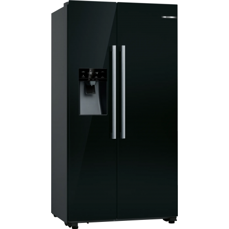 Lodówka side by side czarna