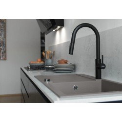 Czarna bateria Franke Pescara Slide-In