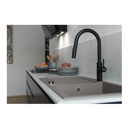 Czarna bateria Franke Pescara Slide-In