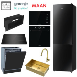 Czarny zestaw Gorenje ze...