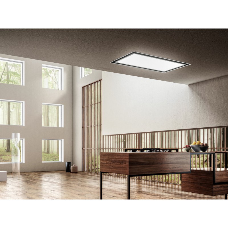 Okap sufitowy z podświetleniem